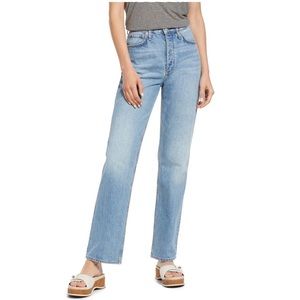 Rag & Bone Alex Nonstretch High Waist Straight Leg Jeans 32